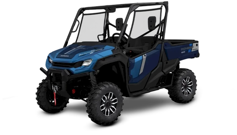 2024 Honda Pioneer 1000 Trail Matte Metallic Blue
