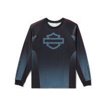 限定【Harley Davidson】バー＆シールド コントラスト パーカー フロントクラッシュバー | ハーレー・カスタム・ワールド