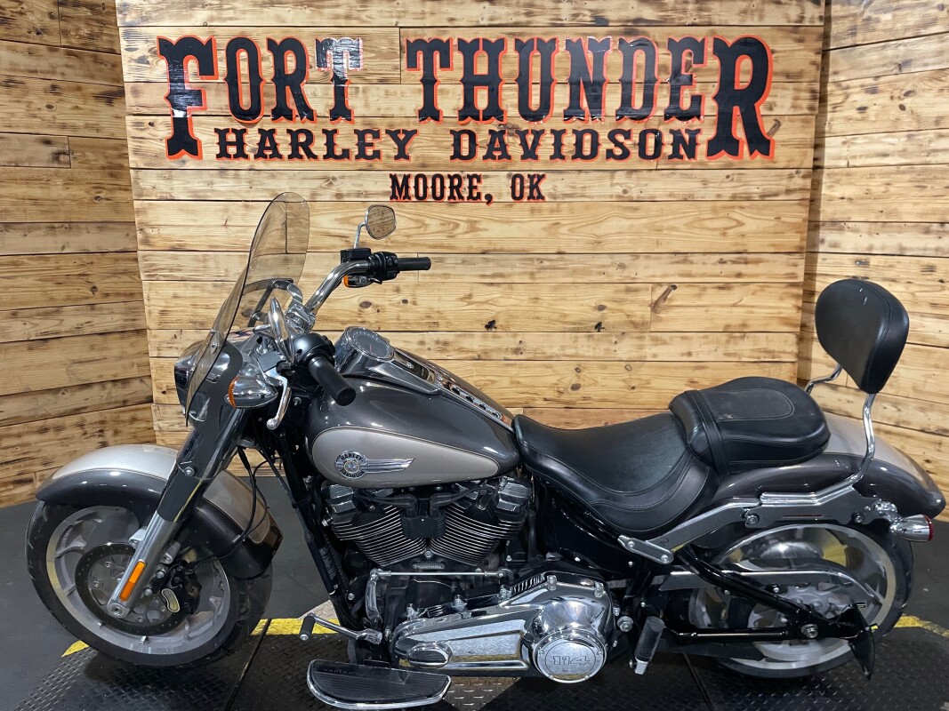 Harley-Davidson Fat Boy 114 2023 FLFBS Gray Haze/Silver Fortune - Photo 8