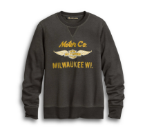 Winged Logo Motor Co. Pullover Sweatshirt