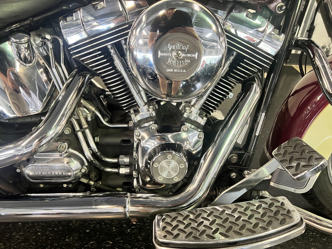2007 Harley-Davidson Heritage Softail Classic BURGUNDY AND CREME FLSTC - Photo 4