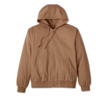 メンズ バー＆シールドワークウェアフード付きジャケット