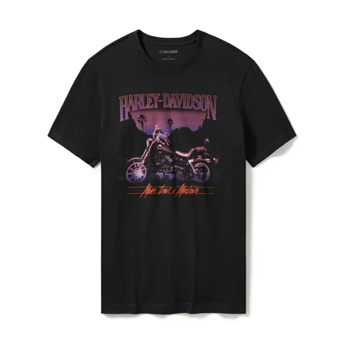 【Men’ｓ】メンズ ローライダーサンセットグラフィックTシャツ