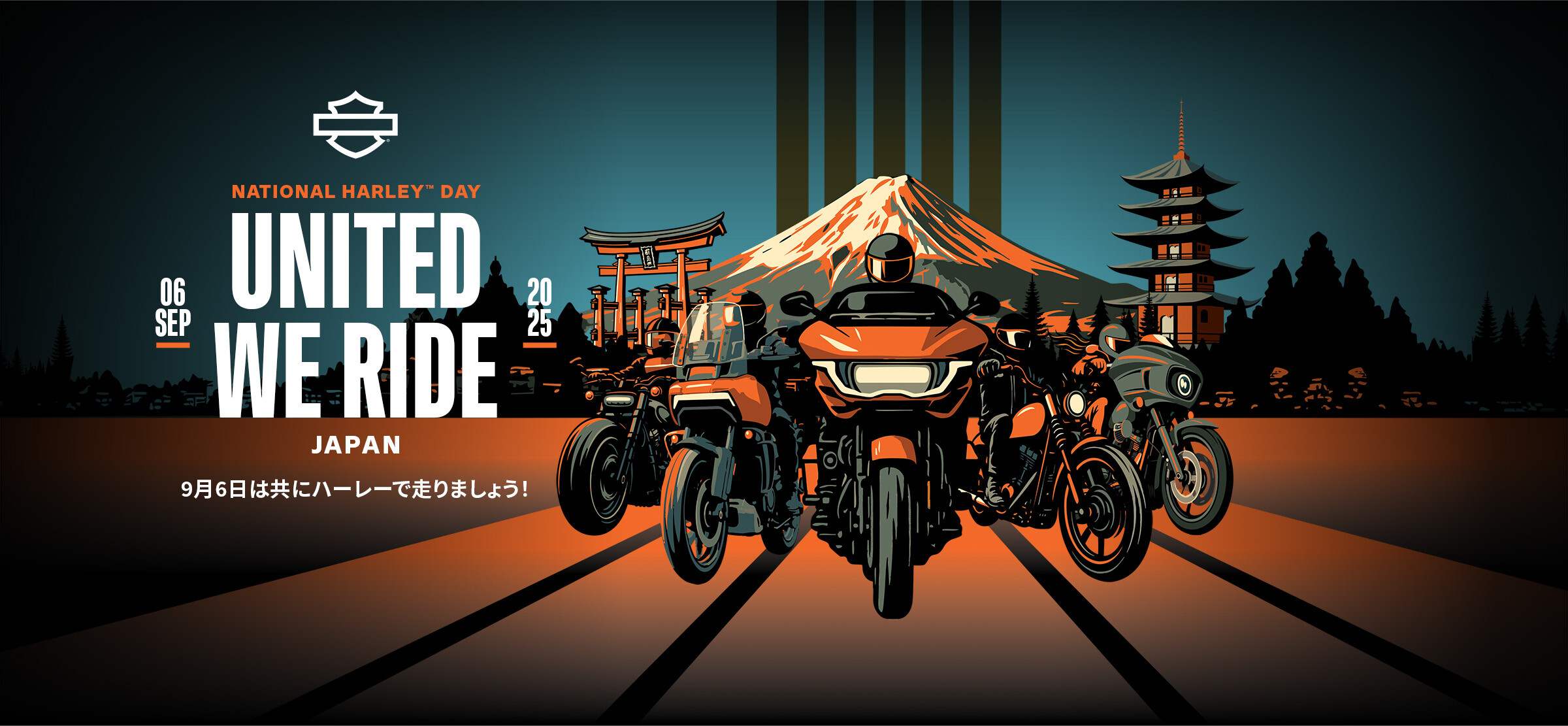 Harley-Davidson USA製 第15回警察記念ラリーメモリアルT
