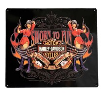 Sworn to Fun Babes Tin Sign