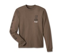 ユニセックス ウィリーG™︎#1スカルスケッチロングスリーブTシャツ