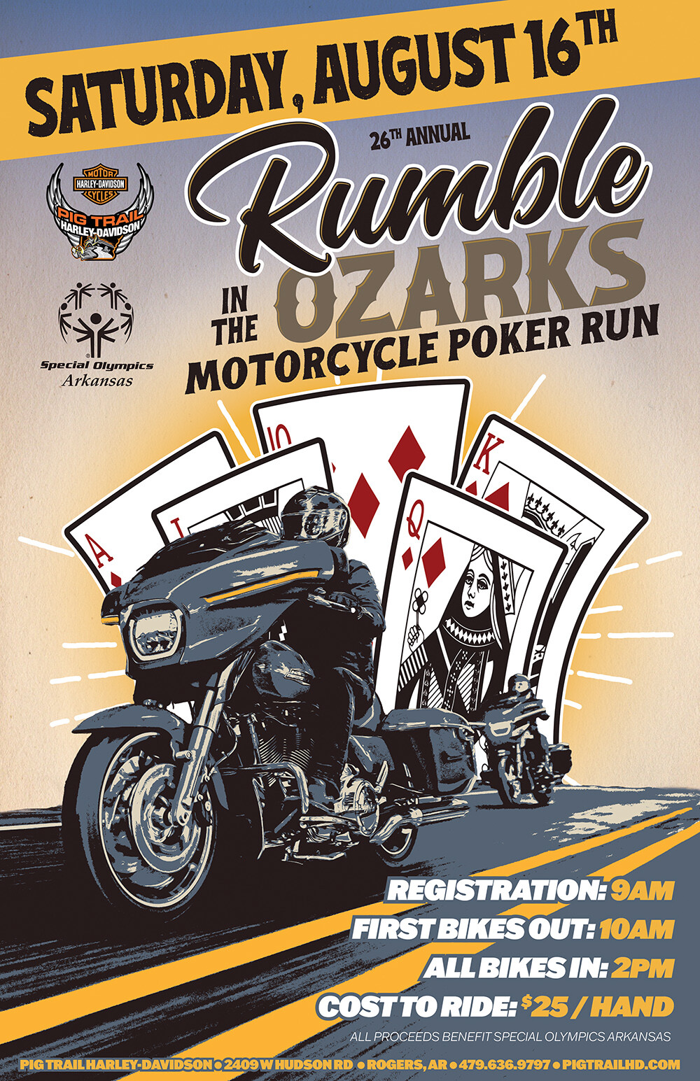 Rumble in the Ozarks Poker Run | Pig Trail Harley-Davidson®