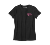 Offset Stacked Font Graphic Tee