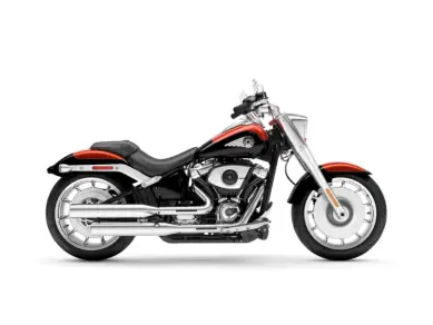 2025 Fat Boy™ Wishkey Fire/Vivid Black