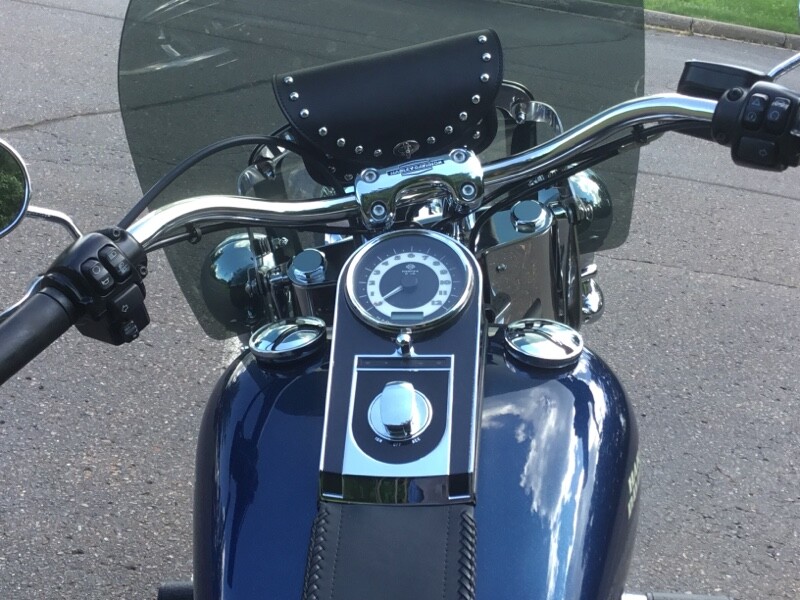 2016 Harley-Davidson Softail Deluxe Custom Color Cosmic Blue Pearl - Photo 7