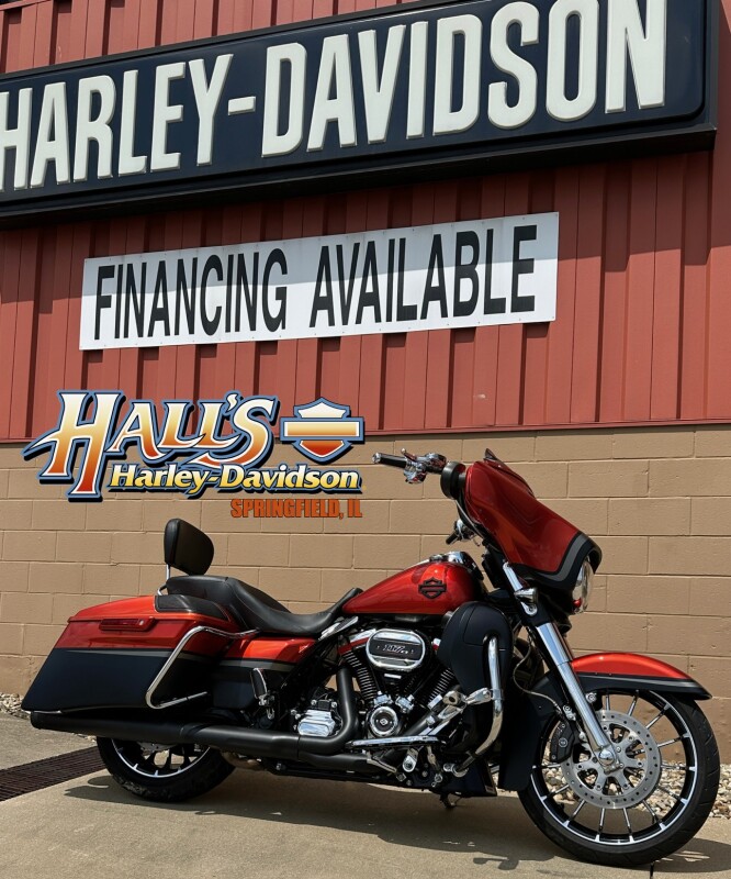 2018 Harley-Davidson CVO Street Glide Orange Lava & Black Denim
