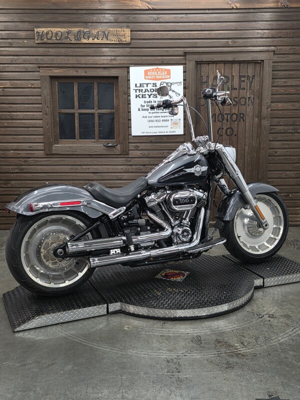 2021 Harley-Davidson Fat Boy 114 GAUNT GRY MET/VIV BK W/12 D - Photo 2