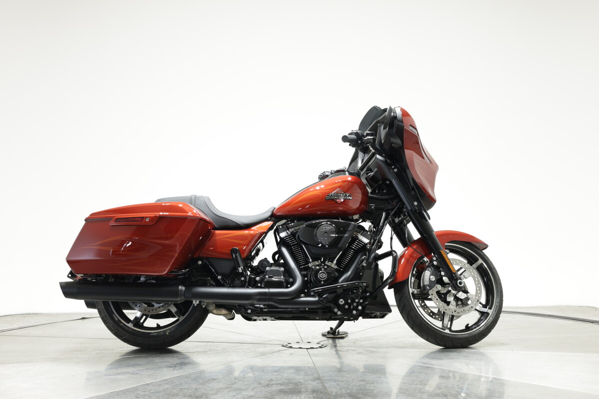 2025 Harley-Davidson FLHX Street Glide in Whiskey Firestorm with 10 miles