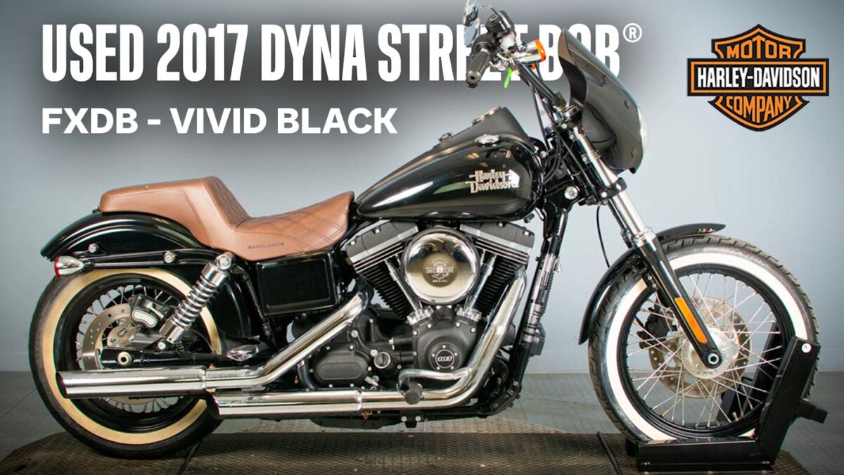 Used 2017 Vivid Black Harley-Davidson® Dyna Street Bob