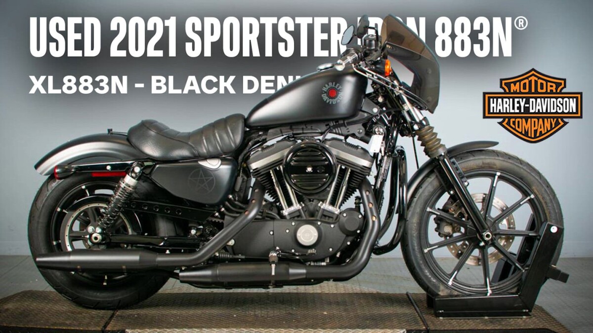 Used 2021 Black Denim Harley-Davidson® Sportster Iron 883