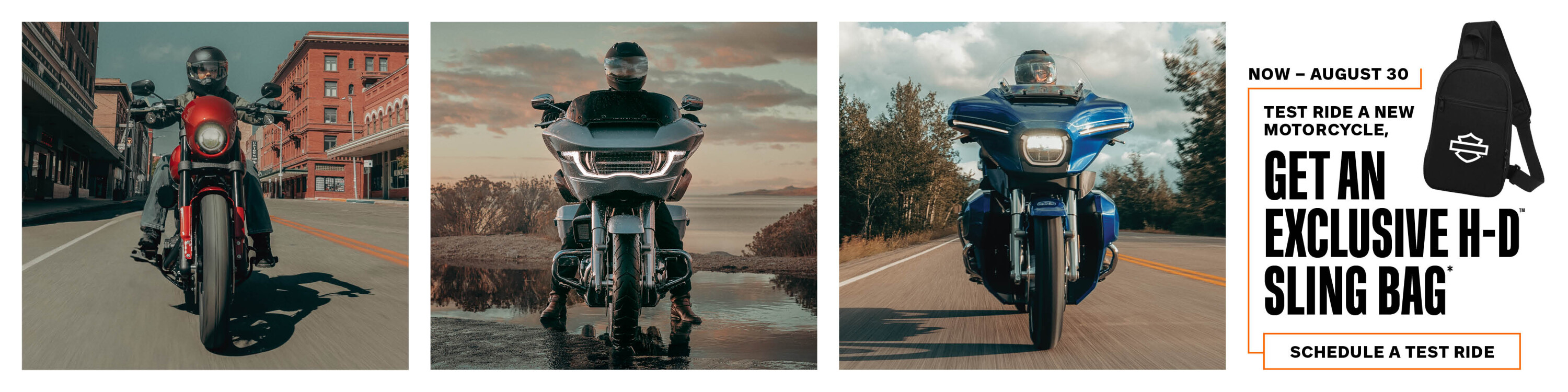 Summer Test Ride Promotion - Free H-D® Sling Bag
