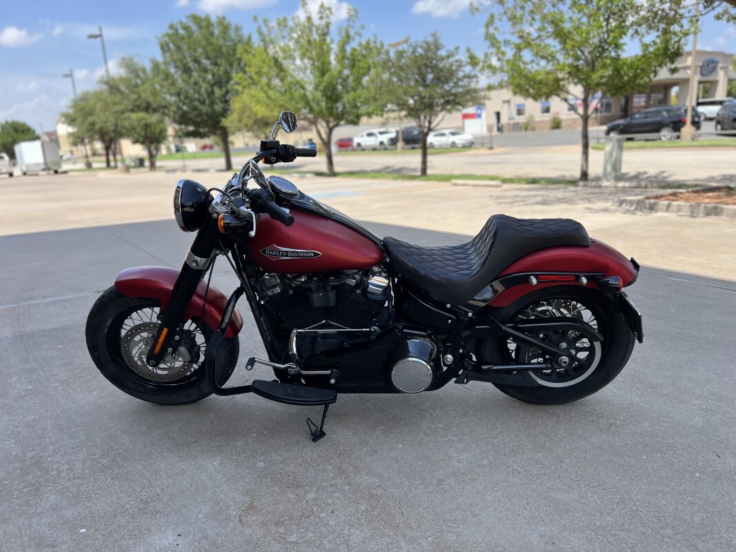 2019 Harley-Davidson Softail Slim Wicked Red Denim - Photo 5