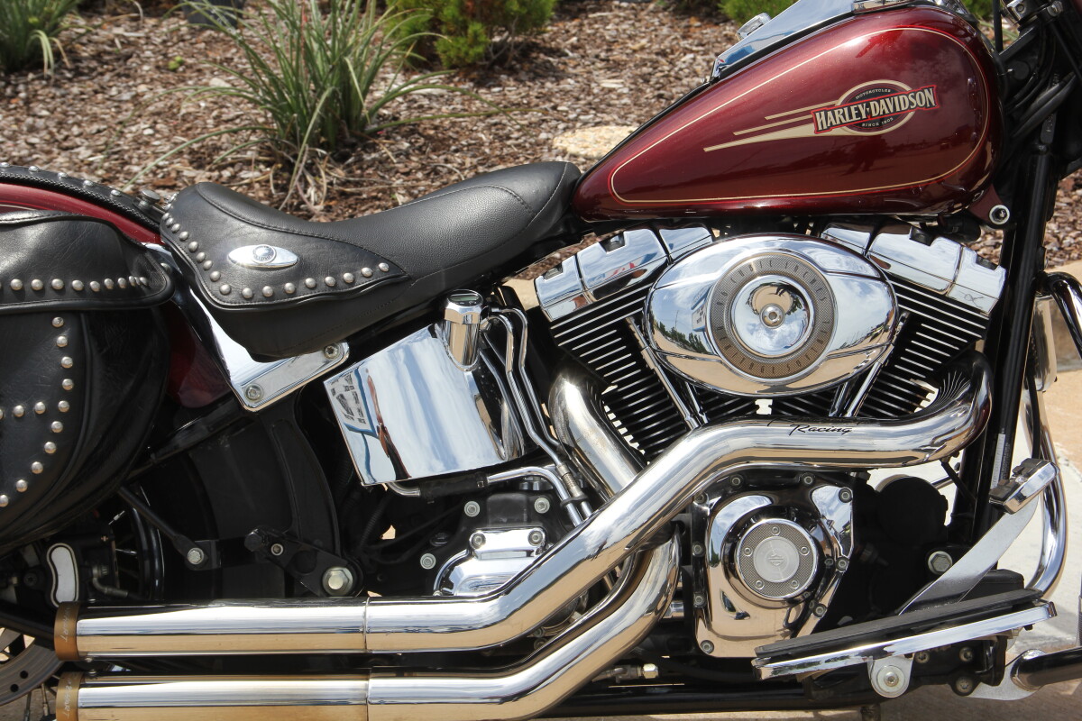 2008 Harley-Davidson Heritage Softail Classic Crimson Red Sunglo - Photo 10