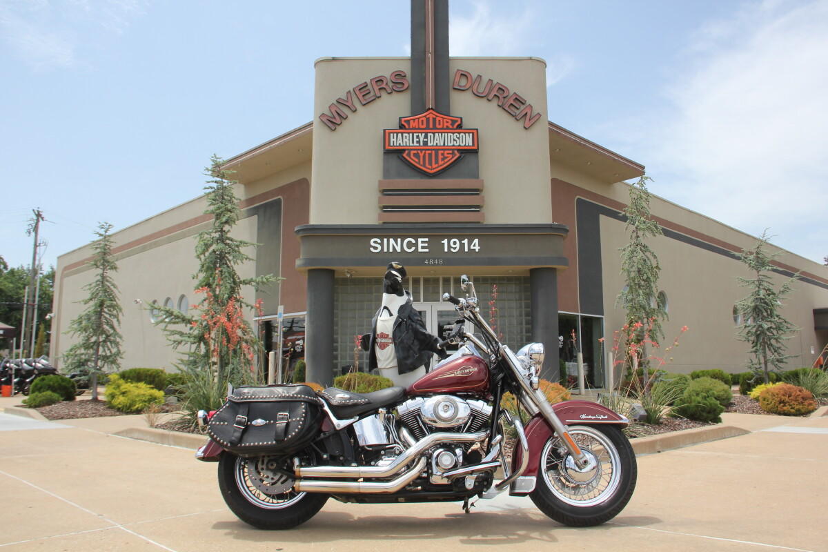 2008 Harley-Davidson Heritage Softail Classic Crimson Red Sunglo