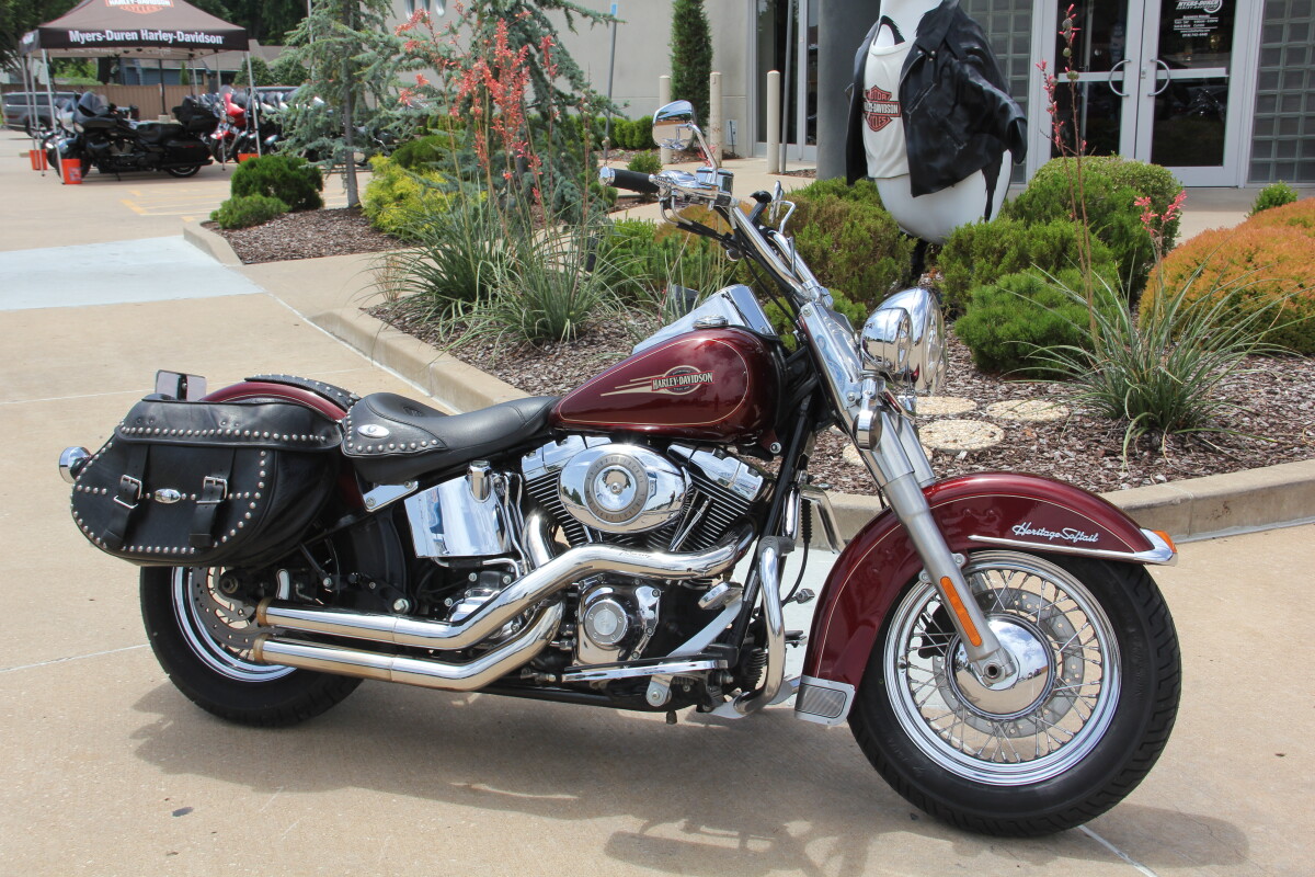 2008 Harley-Davidson Heritage Softail Classic Crimson Red Sunglo - Photo 4