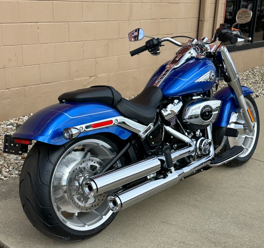 2025 Harley-Davidson Fat Boy Blue Burst - Photo 2