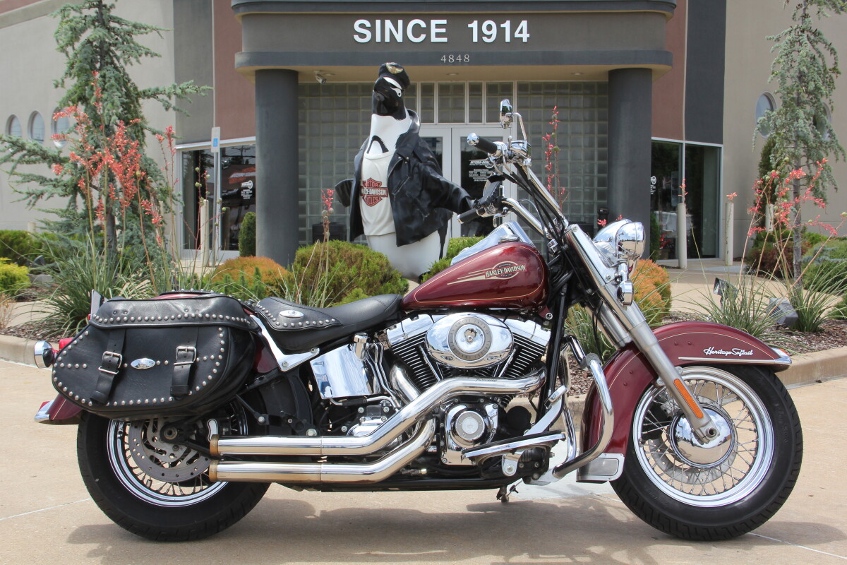 2008 Harley-Davidson Heritage Softail Classic Crimson Red Sunglo - Photo 2