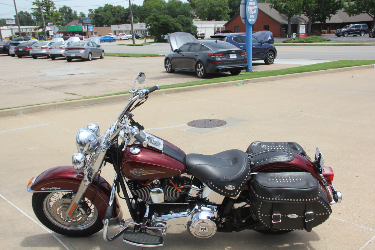 2008 Harley-Davidson Heritage Softail Classic Crimson Red Sunglo - Photo 3