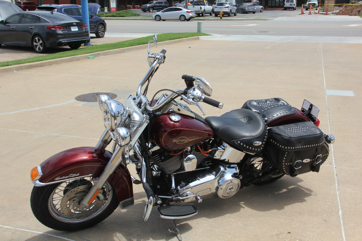 2008 Harley-Davidson Heritage Softail Classic Crimson Red Sunglo - Photo 6