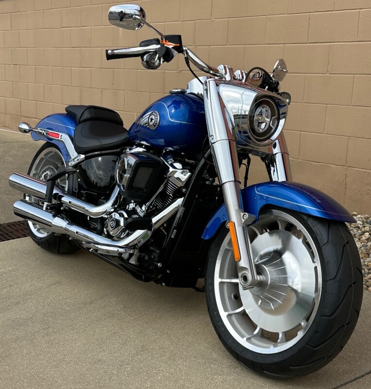 2025 Harley-Davidson Fat Boy Blue Burst - Photo 3