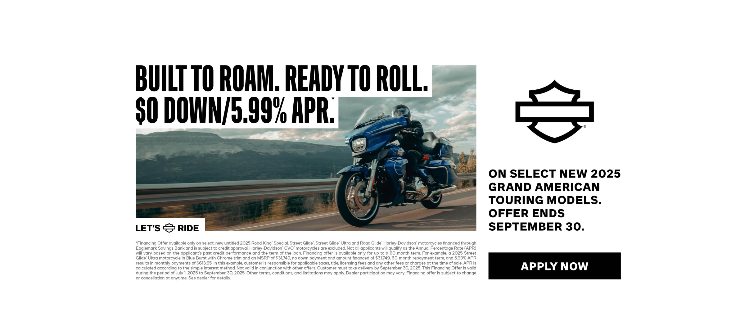 $0 Down / 5.99% APR