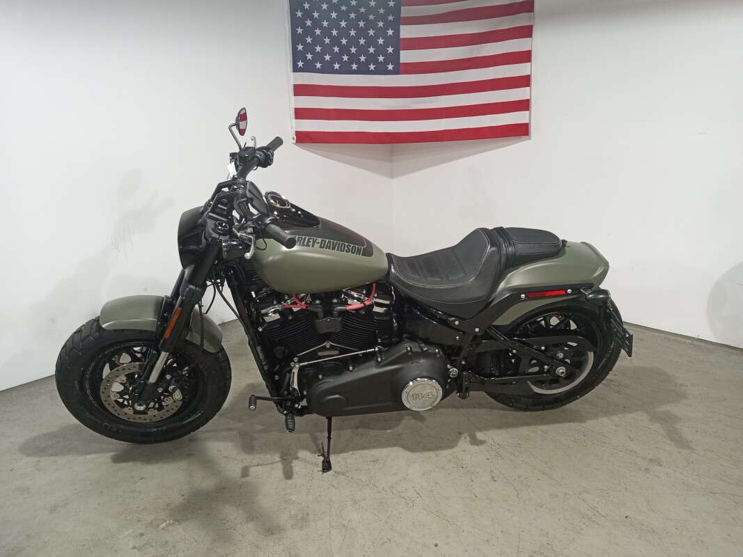 2021 Harley-Davidson Fat Bob 114 Deadwood Green Denim - Photo 4