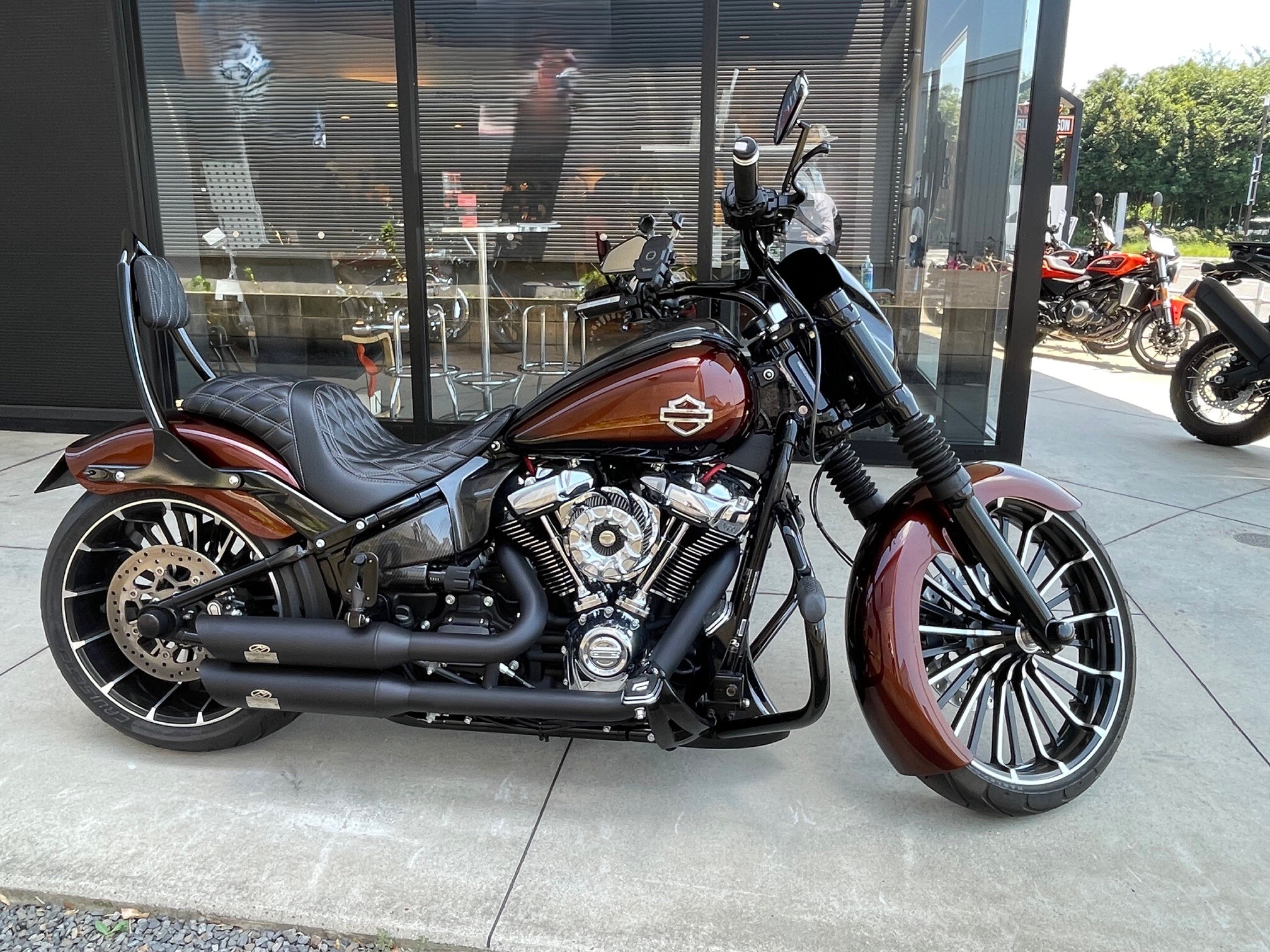 K*e様 鬼フェード！ナス紺　Harley-Davidson レア　フレイム　イ 鬼フェード！ナス紺 Harley-Davidson レア フレイム イーグル