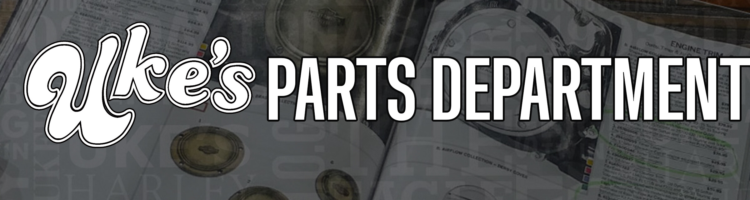 WELCOME TO OUR PARTS DEPARTMENT