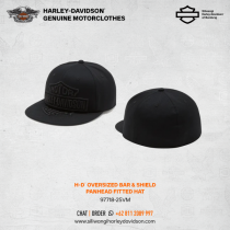 Oversized Bar & Shield Panhead Fitted Hat
