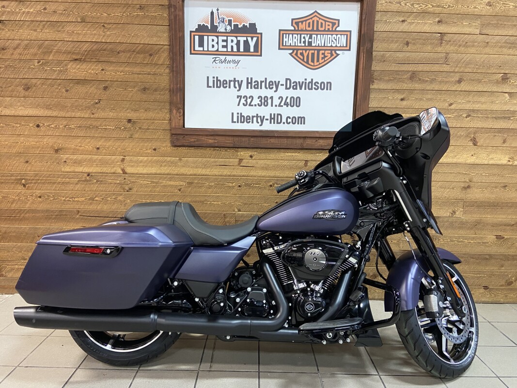2025 Harley-Davidson Street Glide Purple Abyss Denim - Black Finish FLHX