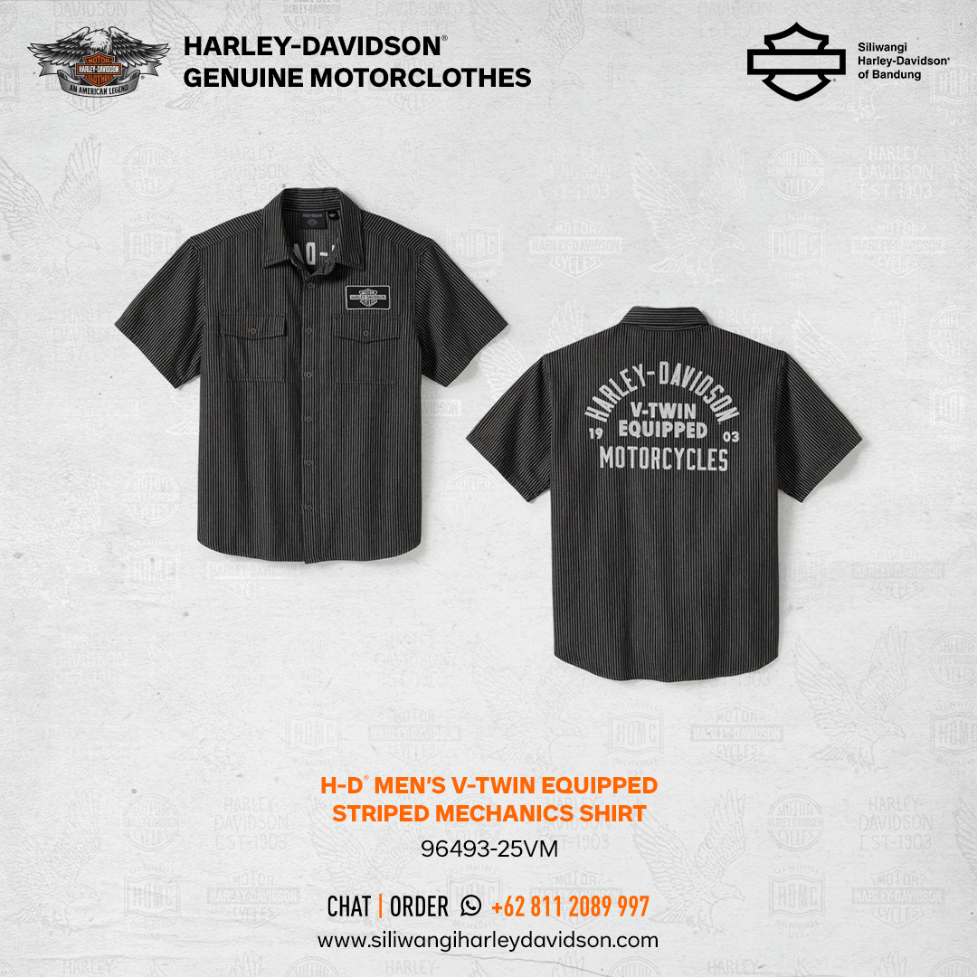 Harley-Davidson® Men's V-Twin Equipped Striped Mechanics