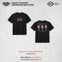 Harley-Davidson® T-shirt with HD Oil Can graphics