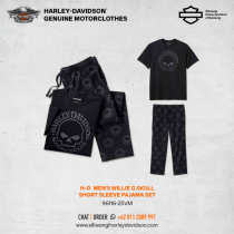 Men's Men's Willie G Skull Short Sleeve Pajama Set