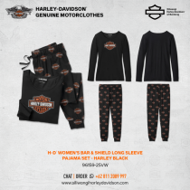 Harley-Davidson® Women's Bar & Shield Long Sleeve Pajama Set, Logo