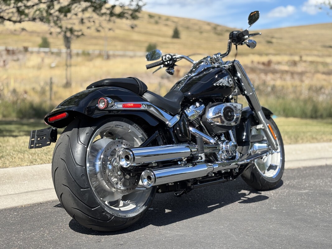 2025 Harley-Davidson Fat Boy Vivid Black - Photo 3