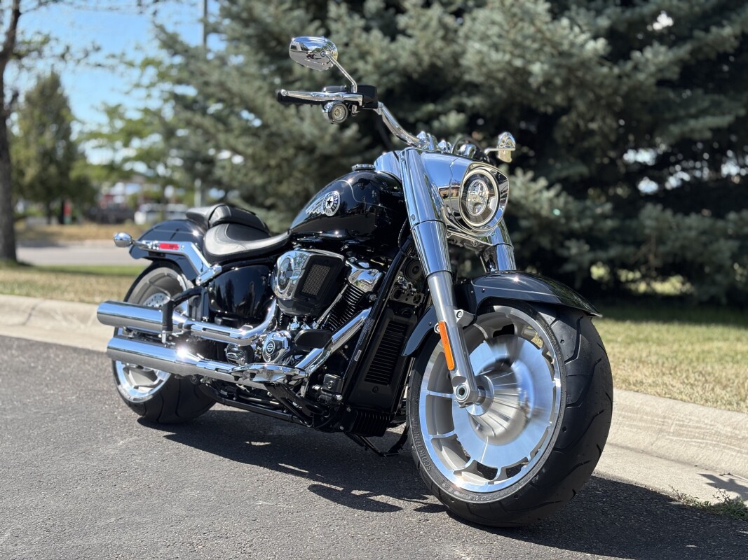 2025 Harley-Davidson Fat Boy Vivid Black - Photo 2