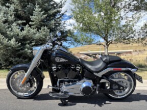 2025 Harley-Davidson® Fat Boy® Vivid Black thumb 1