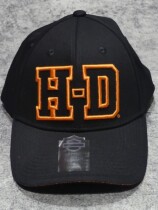 HAT-STRETCH FIT,WOVEN,BLACK