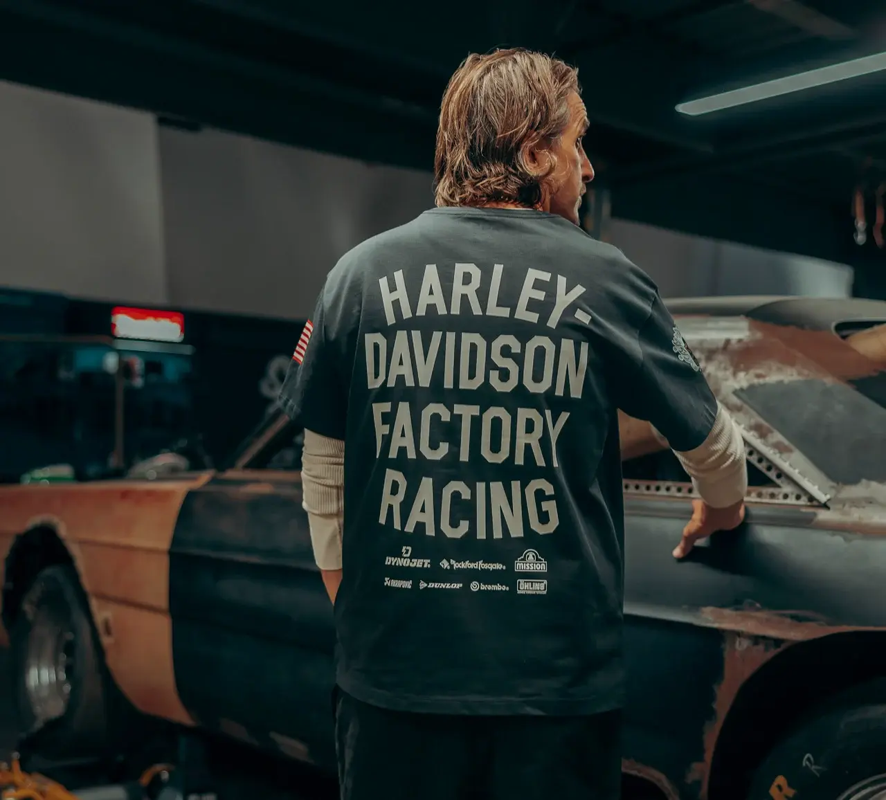 ファクトリーレーシングチーム・チームTシャツ | Harley
