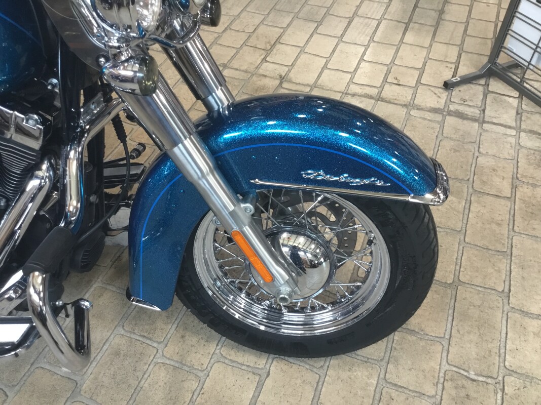 2015 Harley-Davidson Softail Deluxe Hard Candy Cancun Blue Flake - Photo 3