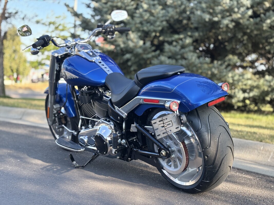 2025 Harley-Davidson Fat Boy Blue Burst - Photo 6