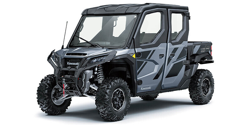 2025 Kawasaki RIDGE XR Crew Limited HVAC Metallic Bluish Gray