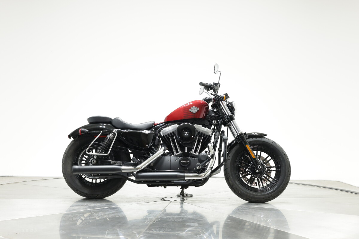 2016 Harley-Davidson XL1200X Sportster Forty-Eight in Velocity Red with 10,371 miles