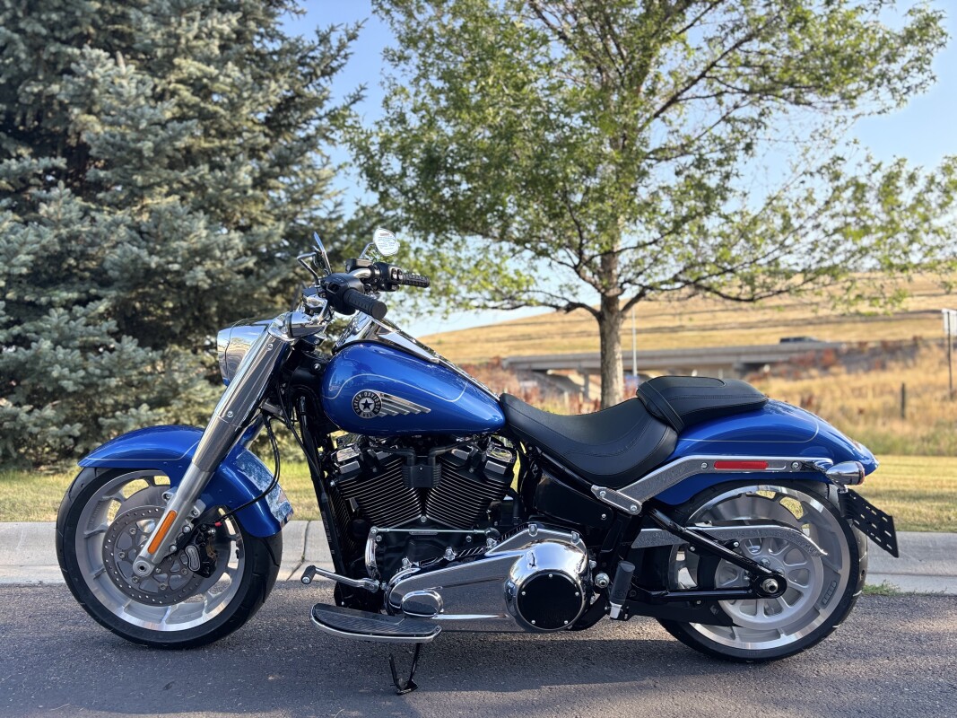 2025 Harley-Davidson Fat Boy Blue Burst - Photo 4