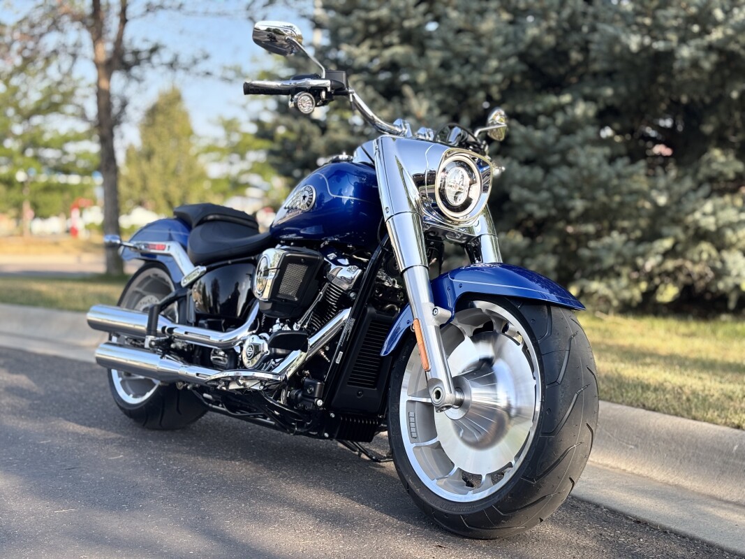 2025 Harley-Davidson Fat Boy Blue Burst - Photo 2
